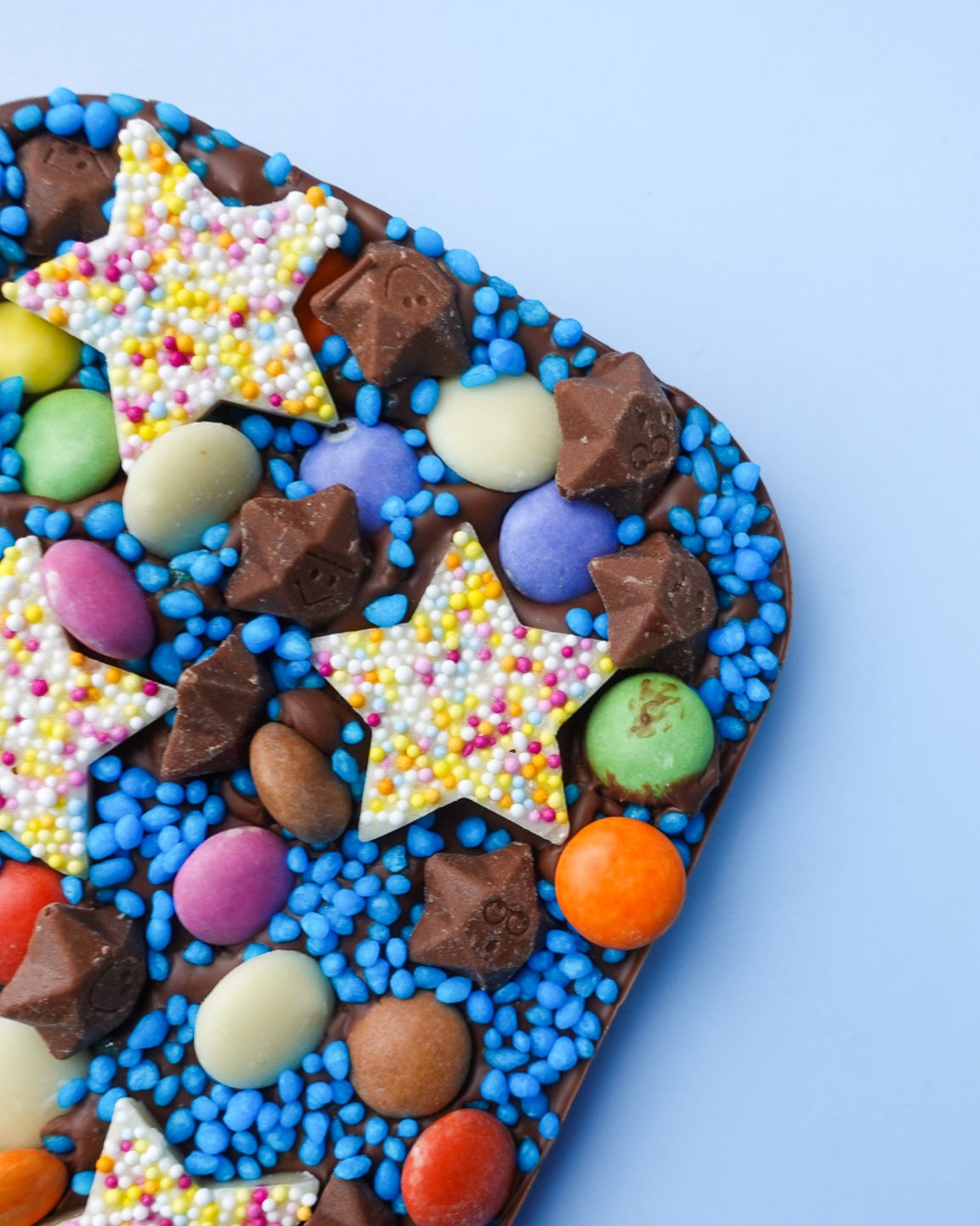 Blueberry Candy Chocolate Slab