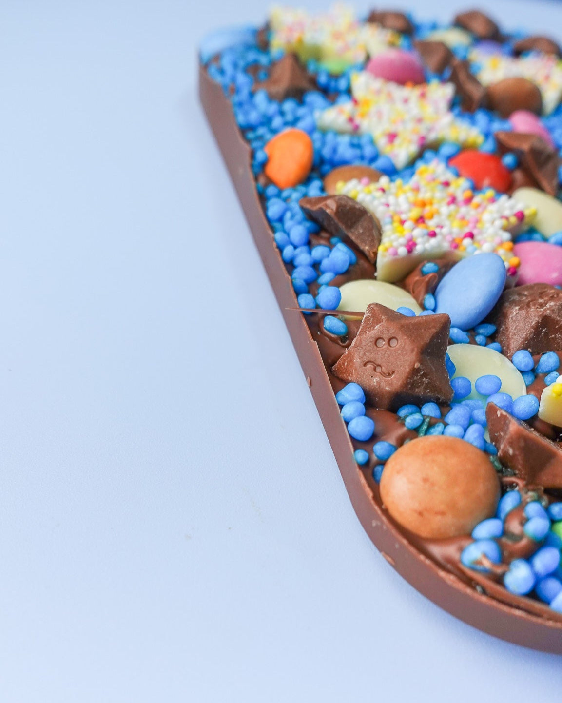 Blueberry Candy Chocolate Slab