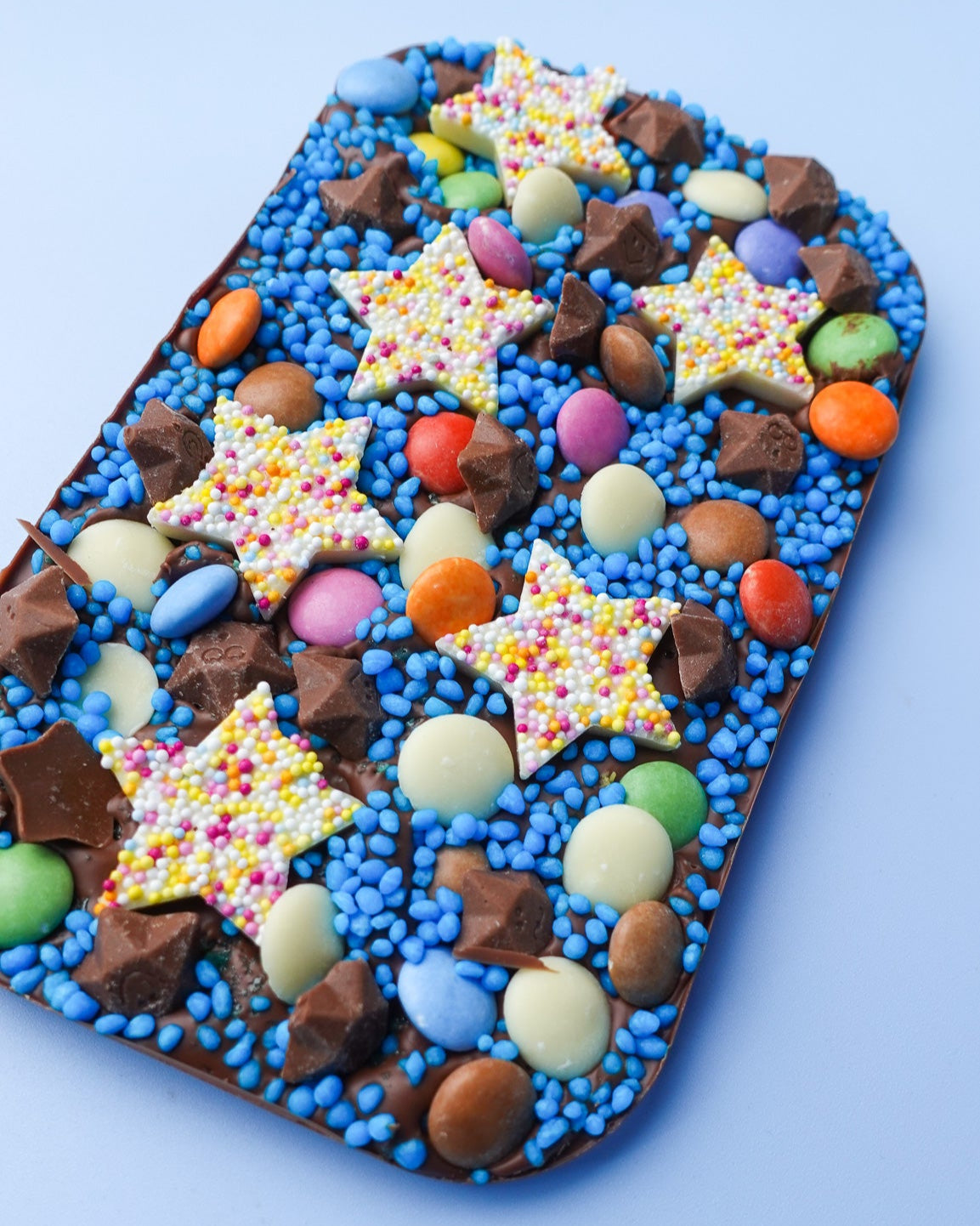 Blueberry Candy Chocolate Slab