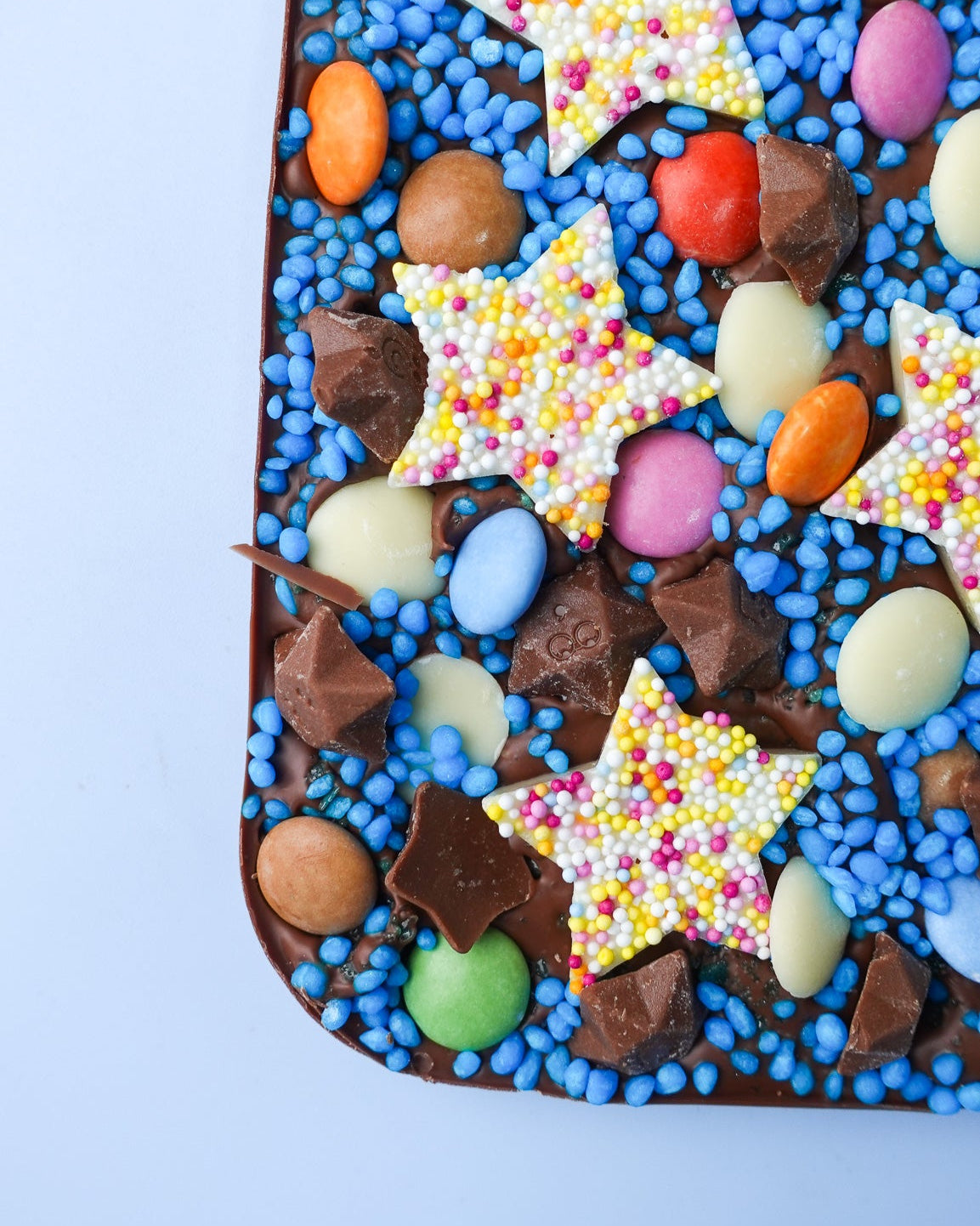 Blueberry Candy Chocolate Slab
