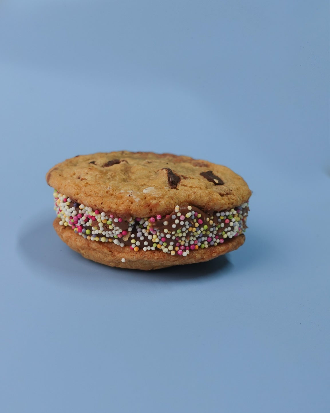 Cookie Sandwich - Chocolate Ganache Cookie Sandwich with 100s & 1000s