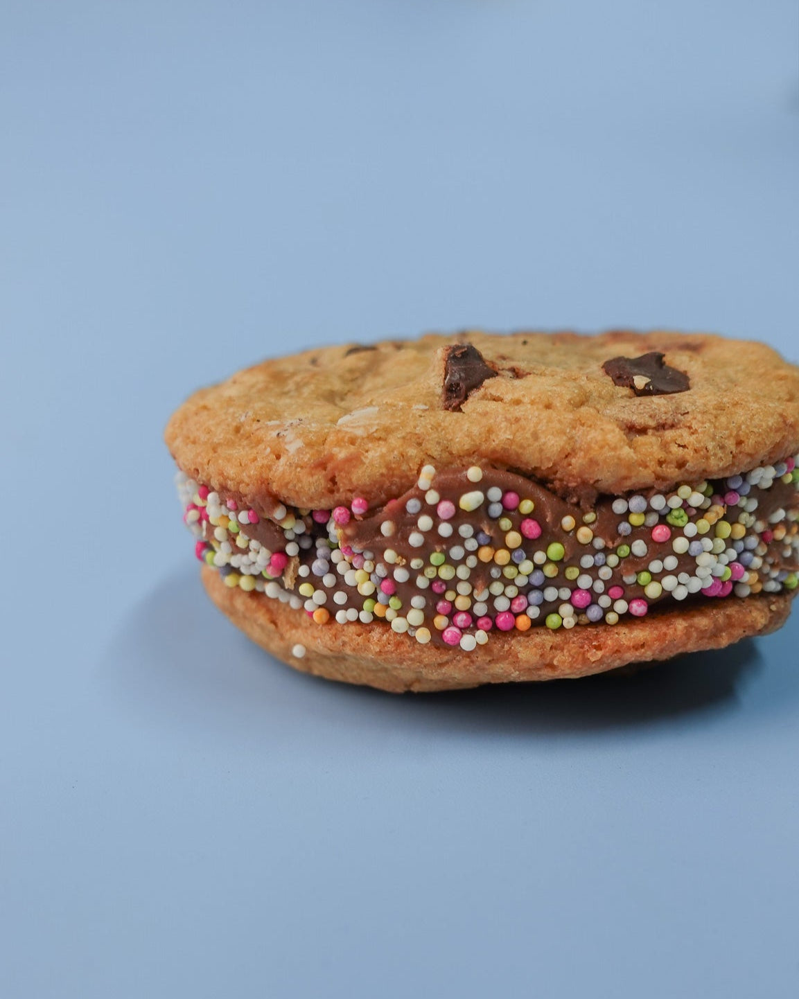 Cookie Sandwich - Chocolate Ganache Cookie Sandwich with 100s & 1000s