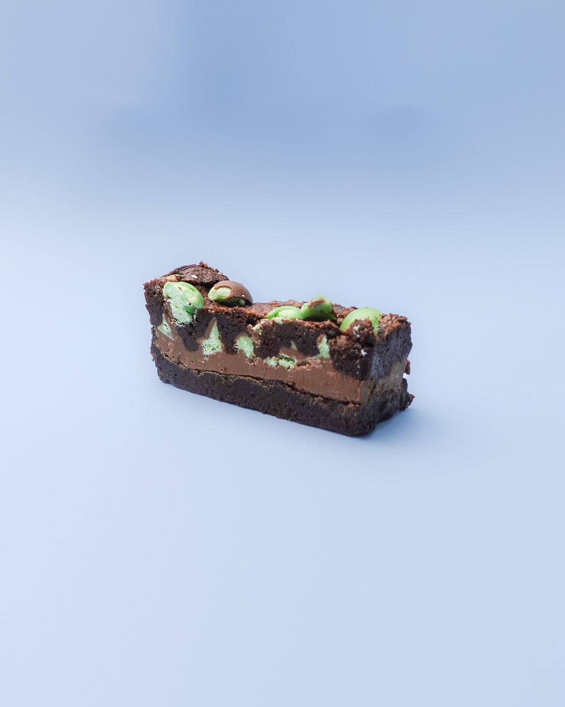 Mint Chocolate Loaded Brownie Slab