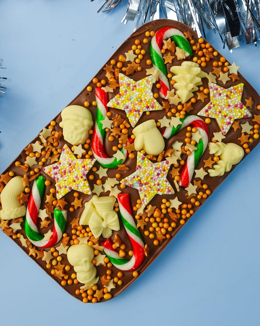 🎄 Christmas Milk Chocolate Slab *CHRISTMAS PRE ORDER*