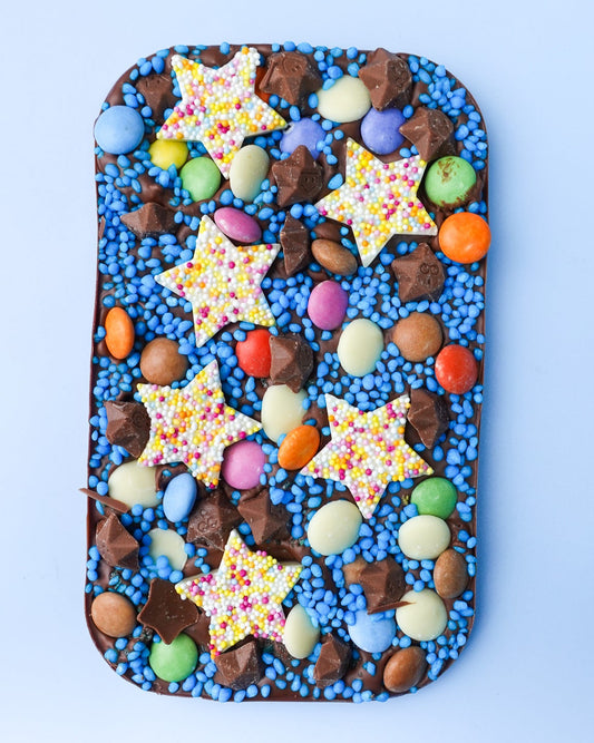 Blueberry Candy Chocolate Slab