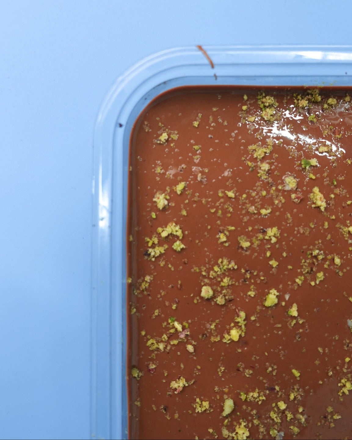 Brownie Pistachio Knafeh Chocolate Pot