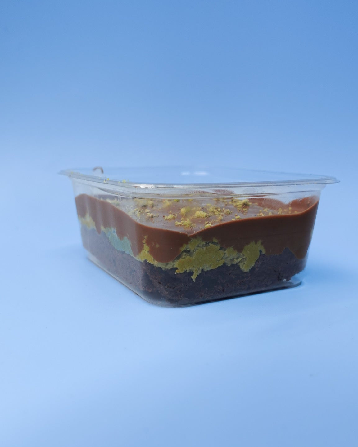 Brownie Pistachio Knafeh Chocolate Pot