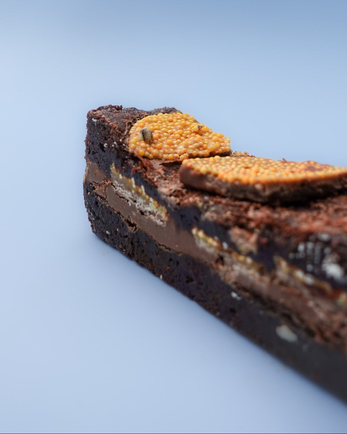 Chocolate Orange Loaded Brownie Slab