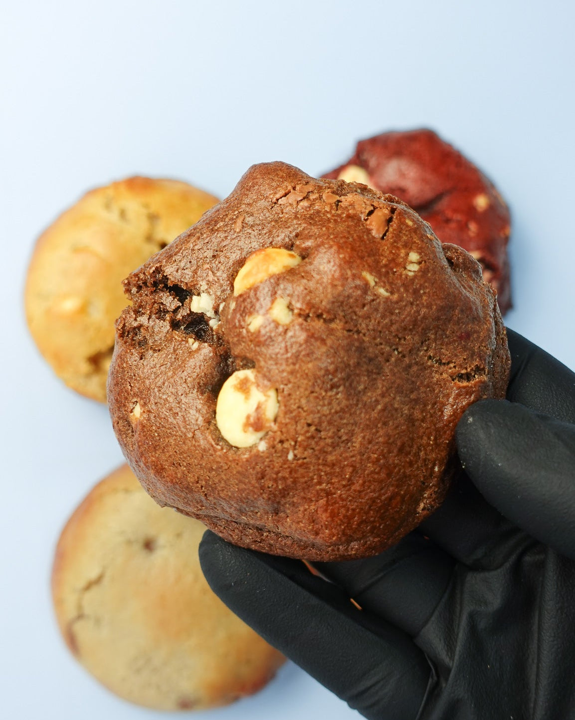 Triple Chocolate Chip Indulgent Cookie