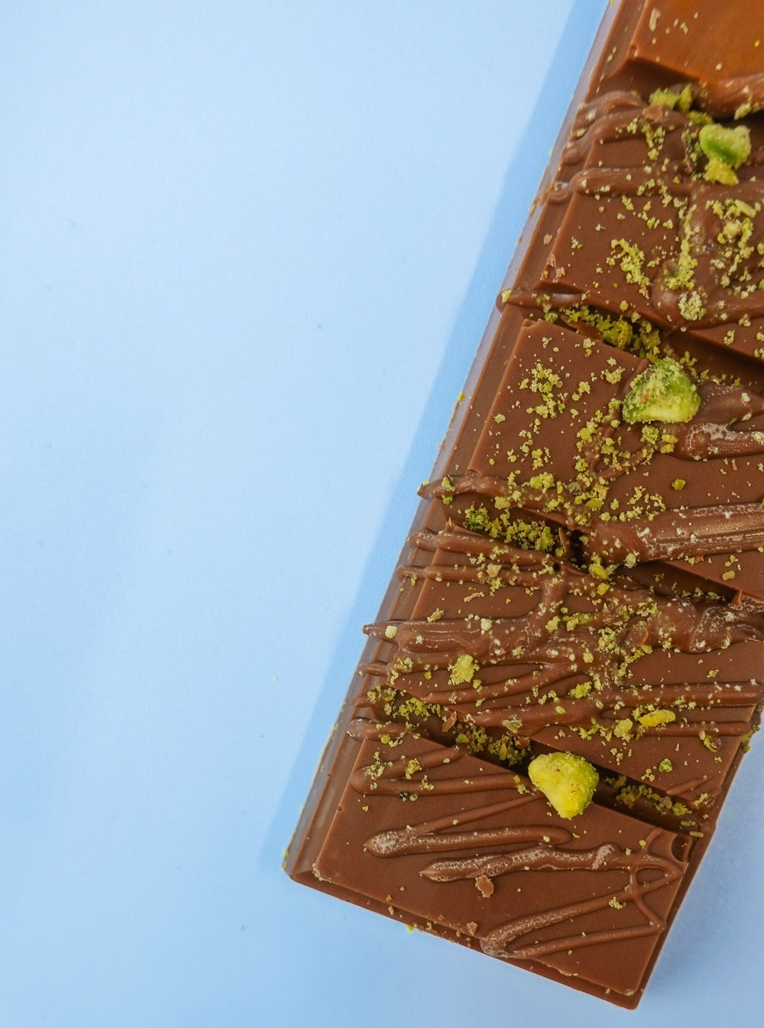 Pistachio Milk Chocolate Knafeh Bar 65g