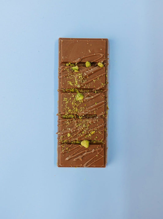 Pistachio Milk Chocolate Knafeh Bar 65g