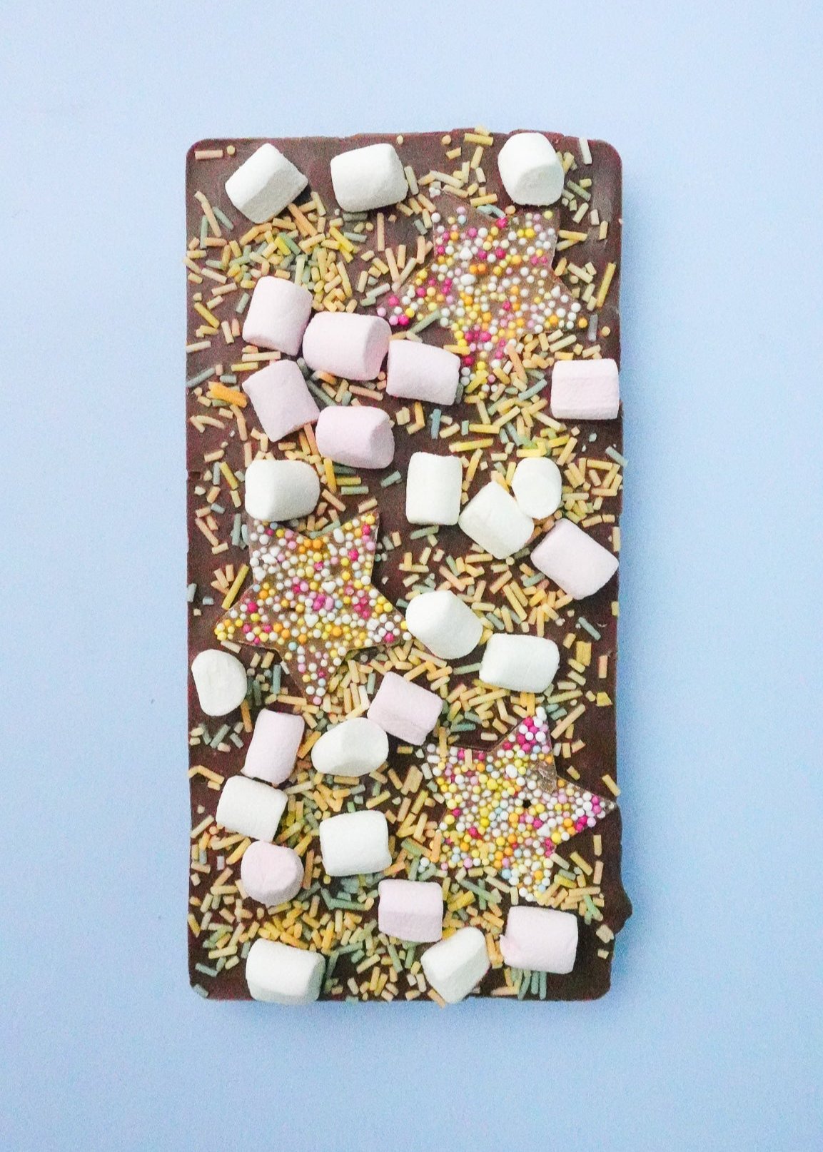 Jazzy Sprinkles & Marshmallow Loaded Milk Chocolate Bar