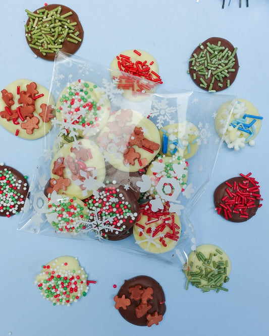 🎄 Christmas Milk & White Chocolate Buttons (Mixed Bag) *CHRISTMAS PRE ORDER*