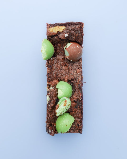 Mint Chocolate Loaded Brownie Slab