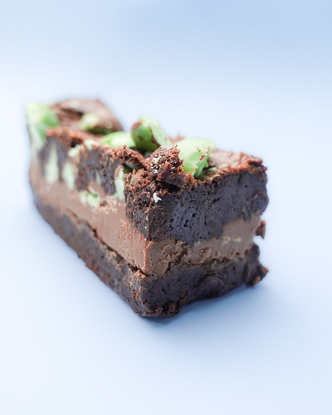 Mint Chocolate Loaded Brownie Slab