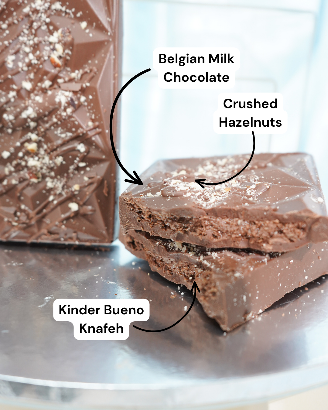 Milk Chocolate Nutella Knafeh 250g