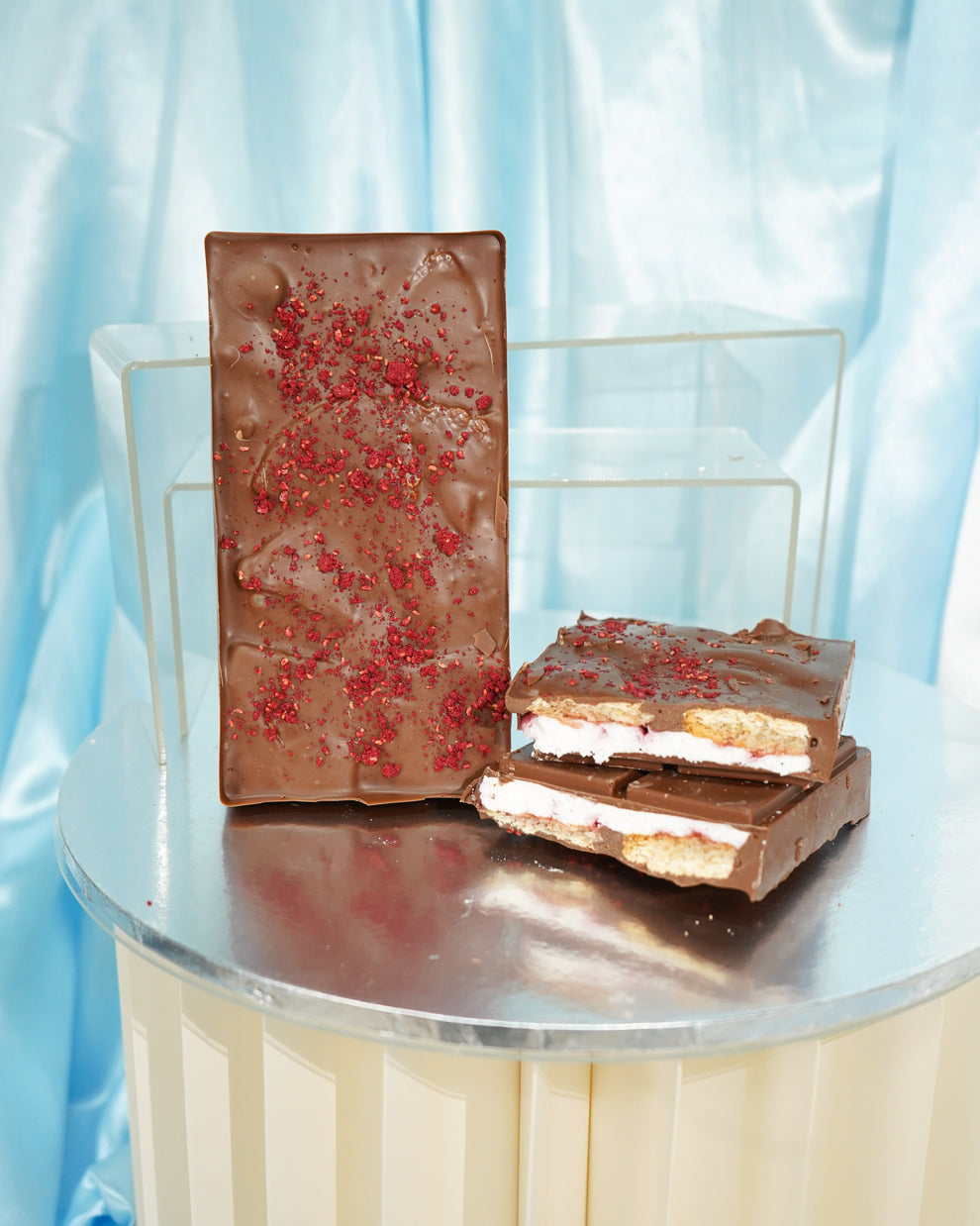 Raspberry Ripple Candy Raspberry Ripple Chocolate Bar | Scomelette – scomelette