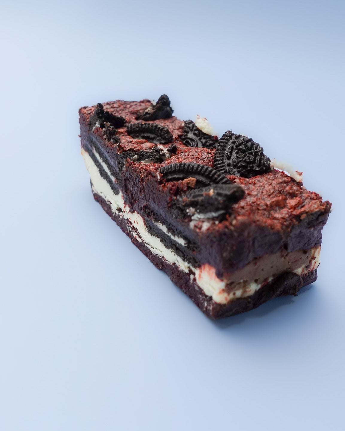 Red Velvet & Oreo Loaded Brownie Slab