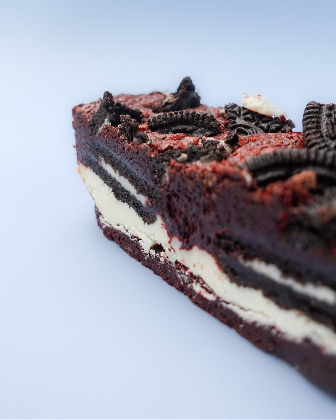 Red Velvet & Oreo Loaded Brownie Slab