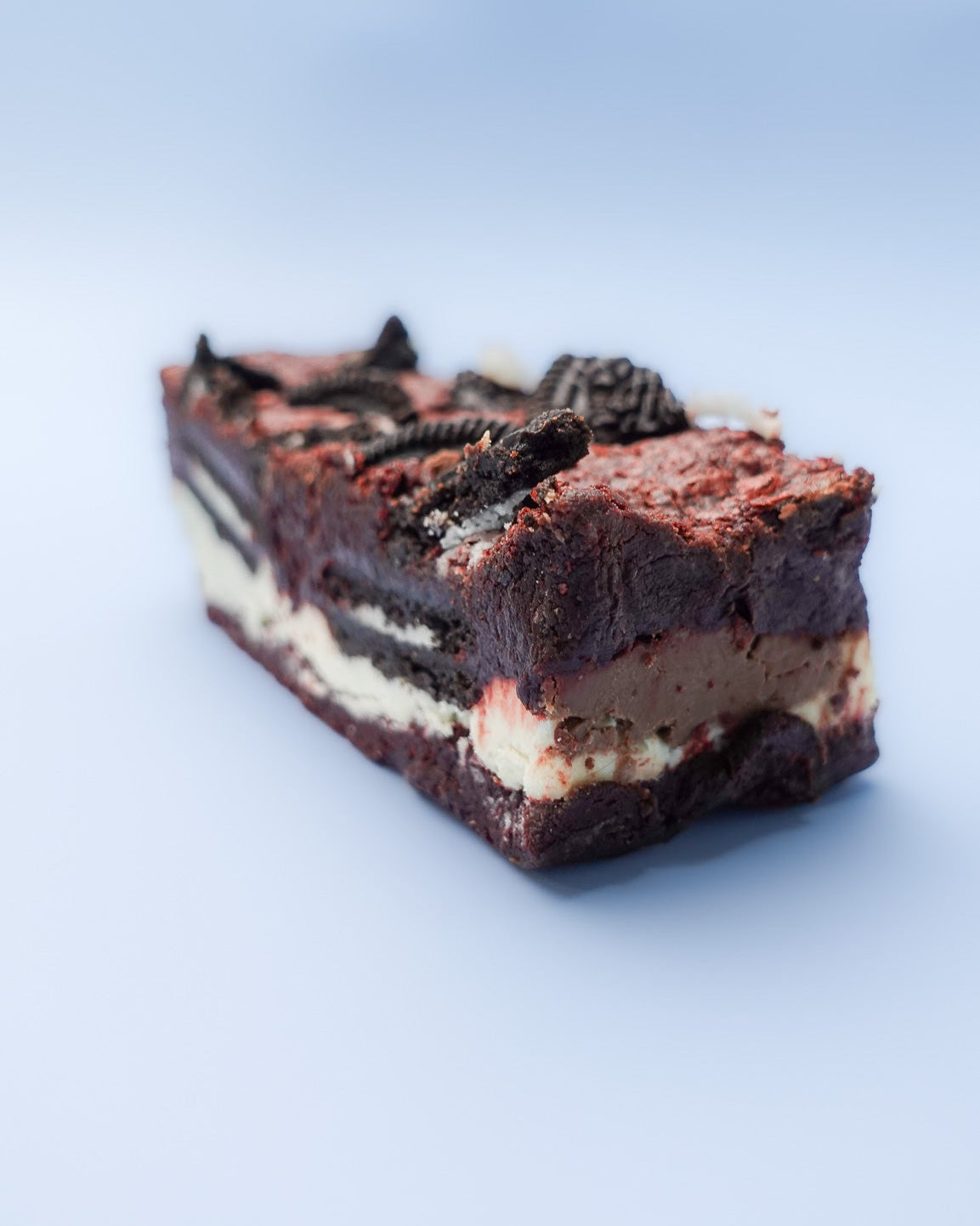Red Velvet & Oreo Loaded Brownie Slab