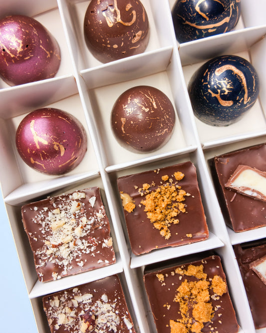 Luxury Mixed Chocolate Selection Box – 24 Handmade Belgian Chocolates