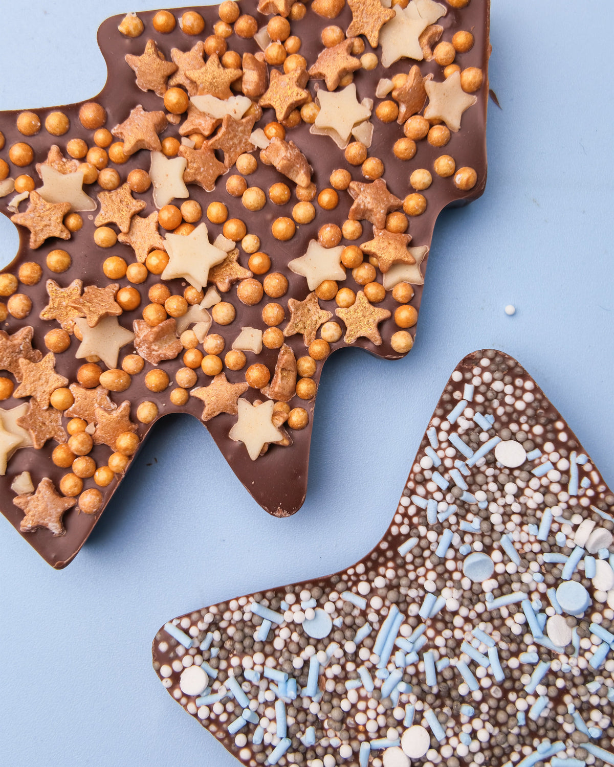 Christmas Chocolate Ornaments – Handmade Belgian Chocolate 2 Pack