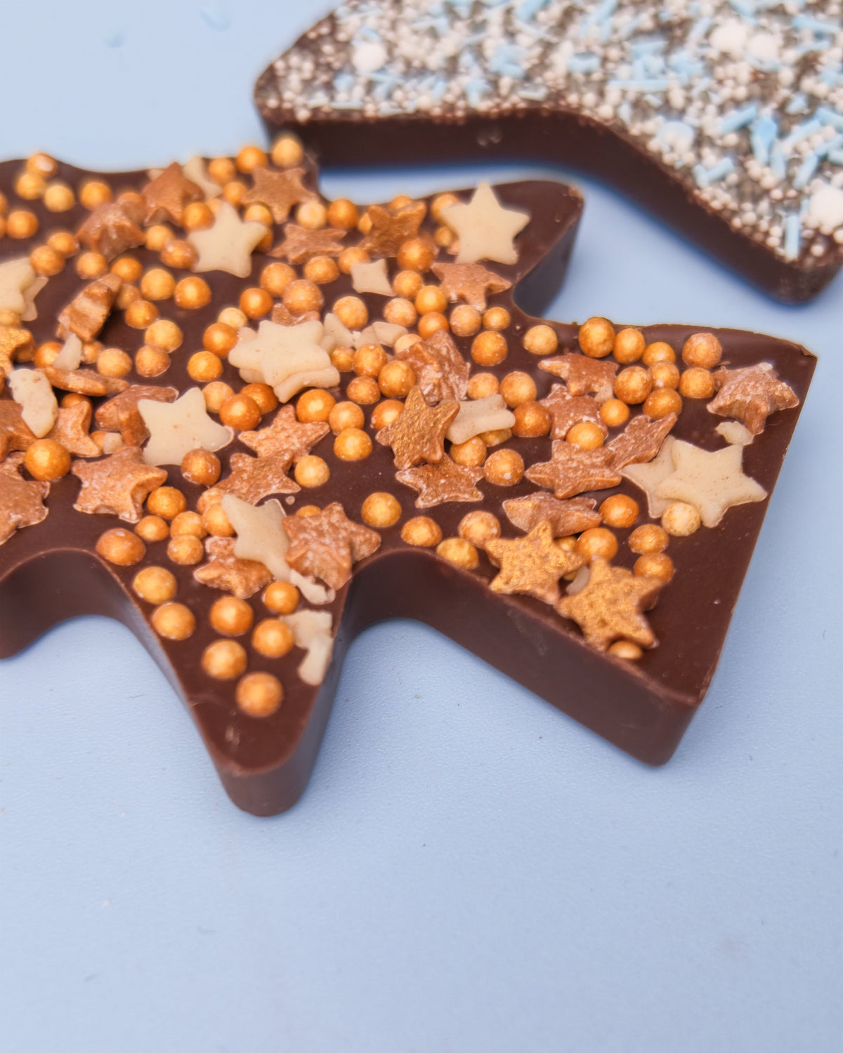 Christmas Chocolate Ornaments – Handmade Belgian Chocolate 2 Pack