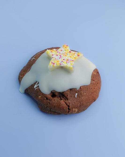 Triple Chocolate Brownie Stuffed Cookie