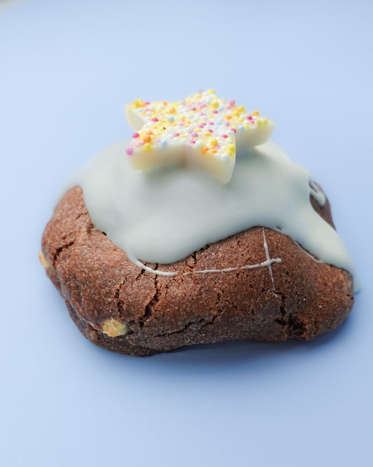 Triple Chocolate Brownie Stuffed Cookie