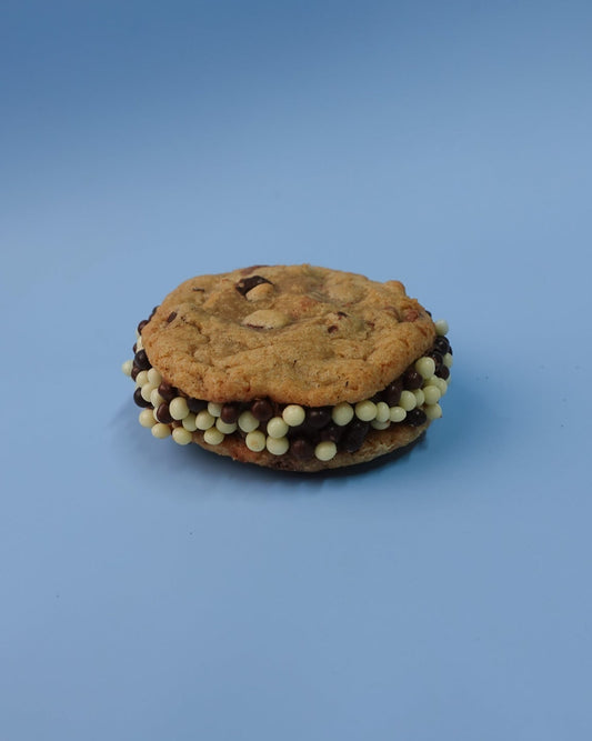 Cookie Sandwich - Chocolate Ganache & Chocolate Wafer Balls